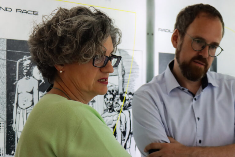 Mayor Dr. Florian Janik Visits Living with Radiation Exhibition