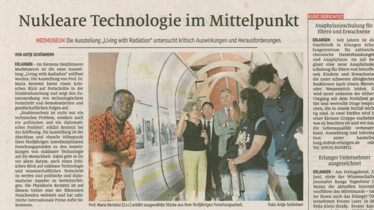 LWR-Exhibition features in Erlanger Nachrichten